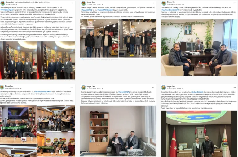 Anakara Binyar Olarak Her Daim Hemşehrilerimizle Beraberiz.