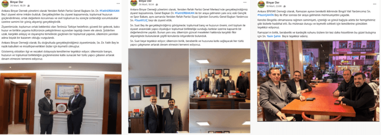 Anakara Binyar Olarak Her Daim Hemşehrilerimizle Beraberiz.