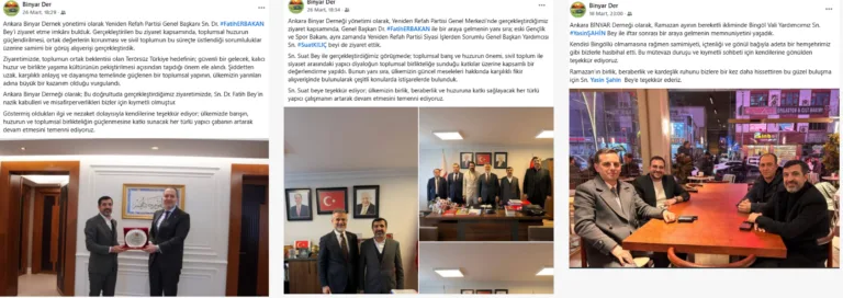 Anakara Binyar Olarak Her Daim Hemşehrilerimizle Beraberiz.